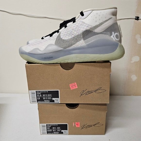 Brand New Nike KD 12 TB White Black Size 12